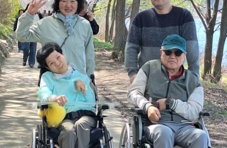 벚꽃나들이(춘천 공지천)